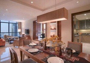 Three Bedroom Apartment, Oakwood Premier Cozmo Jakarta in South Jakarta