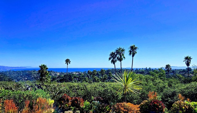 Amazing Panoramic Ocean View Upscale 1-Bdrm Detached Home w Pvt. Hot Tub & Patio in Santa Barbara