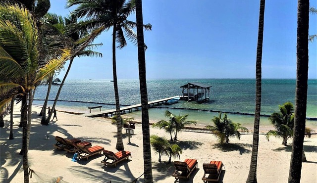 Beachfront home w/private pool, includes private chef and daily housekeeping in Ambergris Caye