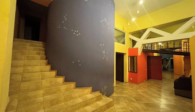 Budget twin room with shared bathroom in Galaxy Hostel in T'bilisi