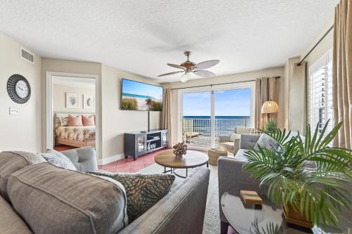 Direct oceanfront corner 2/2 with stunning views, huge balcony, heated pool, and garage parking in Ormond Beach