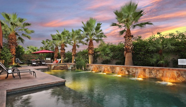 Experience luxury at Paramount, featuring stunning mountain views, a large pool and game room! in Indio