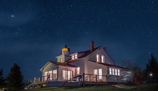 Historic 1850 Lighthouse Lake Superior in Eagle River