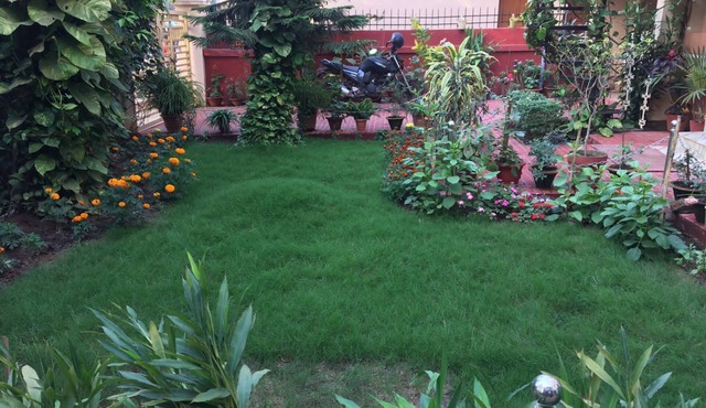 Kathjodi groud floor garden view room in a Villa in Bhubaneswar in Bhubaneswar