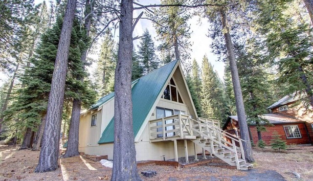 Lodgepole Chalet | A-frame Cabin | Deck in South Lake Tahoe