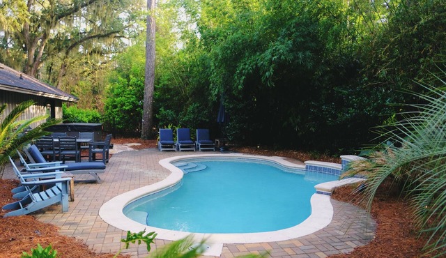 Luxury Sea Pines Home, Pool, Hot Tub, Arcade in Hilton Head Island