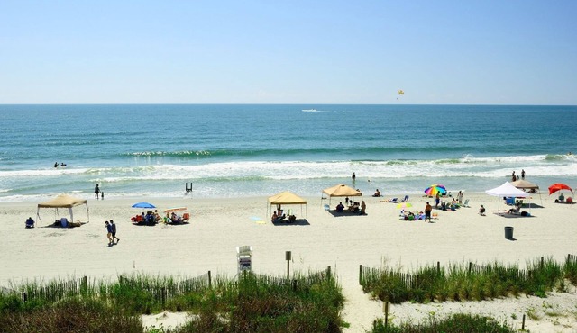 Ocean Front with Incredible Views -wifi, pool, corner unit, in-unit washer/dryer in North Myrtle Beach