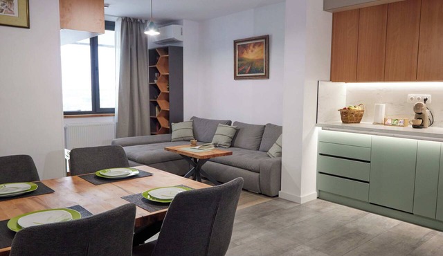 Panoramic Apartment Direct Metro Access in Sofia