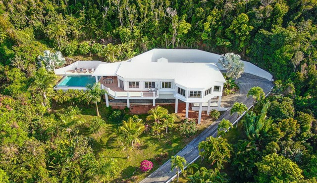 Private Oasis with Breathtaking Ocean Views and Huge Pool in St Thomas