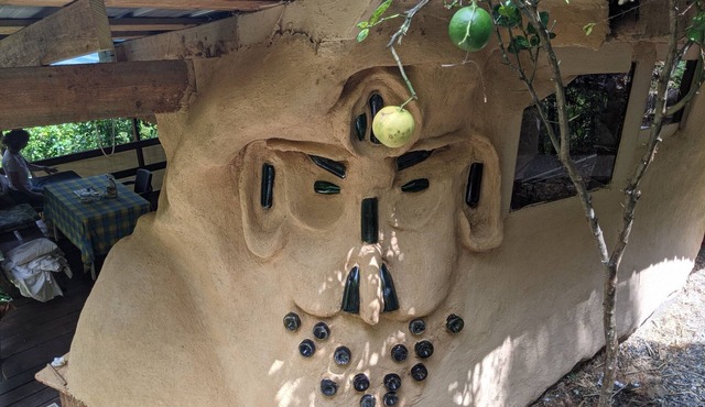 Rustic earthen two story cottage in Quintas del Bosque sleeps two couples. in Jarabacoa