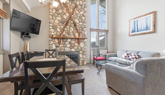 Ski in/Ski out Condo at the base of Boyne Mountain-Sleeps 12 in Boyne Falls