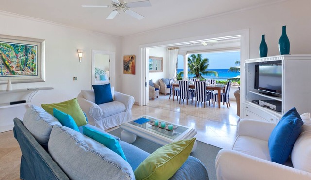 Uninterrupted Beachfront Views - Schooner Bay 207 (2 bed) in Speightstown