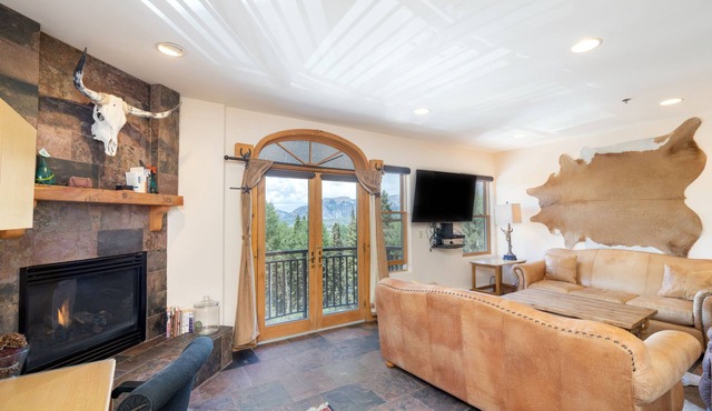 Unobstructed Mountain Views From Private Balcony in This Stunning 1-Bedroom Resi in Mountain Village
