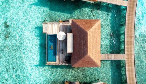 Three Bedroom Water Villa with private pool & free access to VIP seaplane lounge on arrival with $50 Spa credit & kids stay & dine free