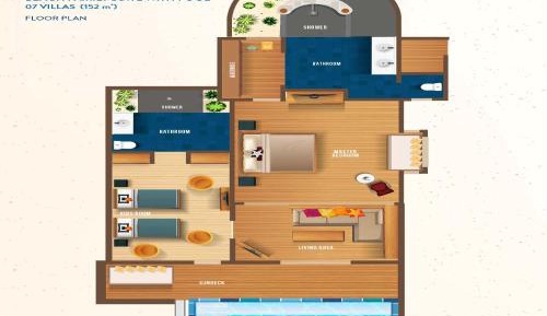 Two-Bedroom Beach Pool Suite