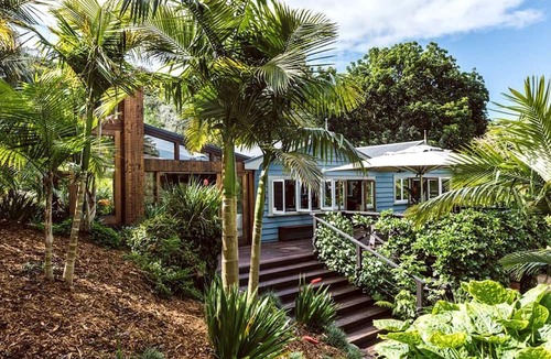 Palm Beach House | Luxury Lodge Rental with Saltwater Pool for Group Holiday in Palm Beach, Waiheke Island