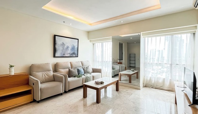 Contemporary Minimalist 2Br Apartment At Somerset Berlian Kebayoran Lama in Jakarta