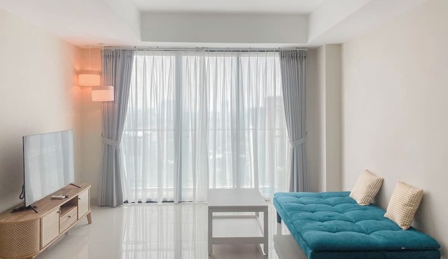 Spacious and Combined 1BR Apartment at Nine Residence in Jakarta