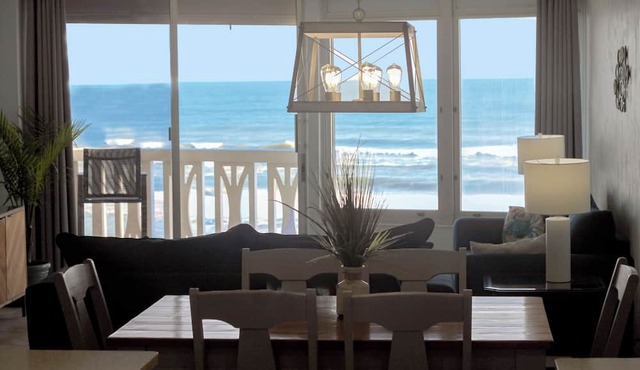 Top Rated Oceanfront Beach Condo Amazing Views Balcony Pool Updated Location in Ormond Beach